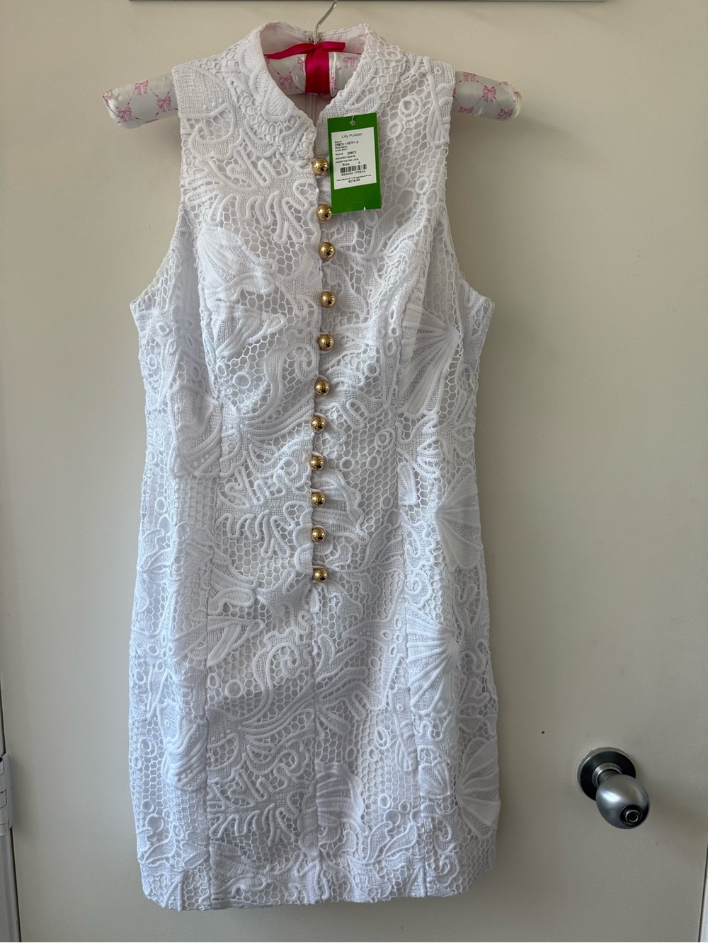 Lilly Pulitzer Resort white  Under the sea Alexa Sleeveless Shift Dress 0
